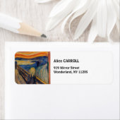 エドヴァルド・ムンク - 叫び (1893) ラベル (インサイチュ)