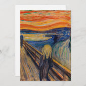 エドヴァルド・ムンク - 『叫び』 1893 招待状 (正面/裏面)