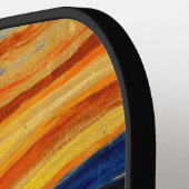 エドヴァルド・ムンク - 「叫び」1910 ピックルボールラケット (左詳細)