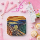 エドヴァルド・ムンク - 『叫び』1910 ペーパープレート (パーティー)