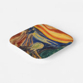 エドヴァルド・ムンク - 『叫び』1910 ペーパープレート (傾斜あり)