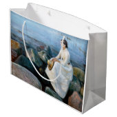 エドヴァルド・ムンク - 夏の夜、ビーチのインガー ラージペーパーバッグ (裏面アングル)