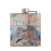 エドヴァルド・ムンク - 太陽 1910 フラスク (裏面)