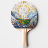 エドヴァルド・ムンク - 太陽 1912 卓球ラケット (裏面)