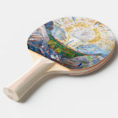 エドヴァルド・ムンク - 太陽 1912 卓球ラケット (正面アングル)