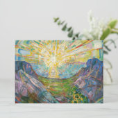 エドヴァルド・ムンク - 太陽 1916 招待状 (スタンド正面)