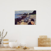 エドヴァルド・ムンク - 憂鬱 ポスター (キッチン)