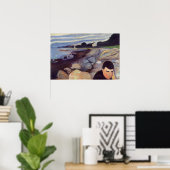 エドヴァルド・ムンク - 憂鬱 ポスター (ホームオフィス)