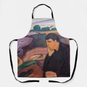 エドヴァルド・ムンク - 憂鬱 1894 エプロン (正面)