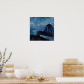 エドヴァルド・ムンク - 星の夜 1893 ポスター (キッチン)