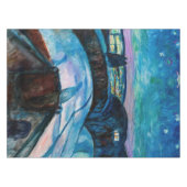 エドヴァルド・ムンク - 星の夜 1922 テーブルクロス (正面(横))