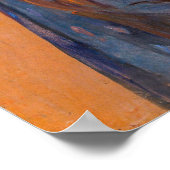 エドヴァルド・ムンク - 病室の死 v2 ポスター (角)