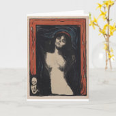 エドヴァルド・ムンク、記号学者ペインター著マドンナ カード (黄色い花)