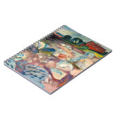 エドヴァルド・ムンク - 赤い家の海岸 ノートブック (左側)