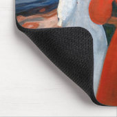 エドヴァルド・ムンク - 赤と白 マウスパッド (コーナー)