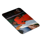 エドヴァルド・ムンク - 赤と白 マグネット (右側)