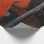 エドヴァルド・ムンク - 赤と白 ラッピングペーパー (角)