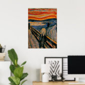 エドヴァル・ムンチ – 悲鳴 ポスター (ホームオフィス)