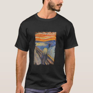 エドヴァードの画家ムンチの有名な絵画悲鳴 Tシャツ