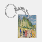 エドヴァードムンチ – フェアユタリーフォレスト キーホルダー (正面左)