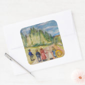 エドヴァードムンチ – フェアユタリーフォレスト スクエアシール (封筒)