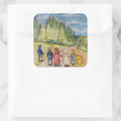 エドヴァードムンチ – フェアユタリーフォレスト スクエアシール (バッグ)