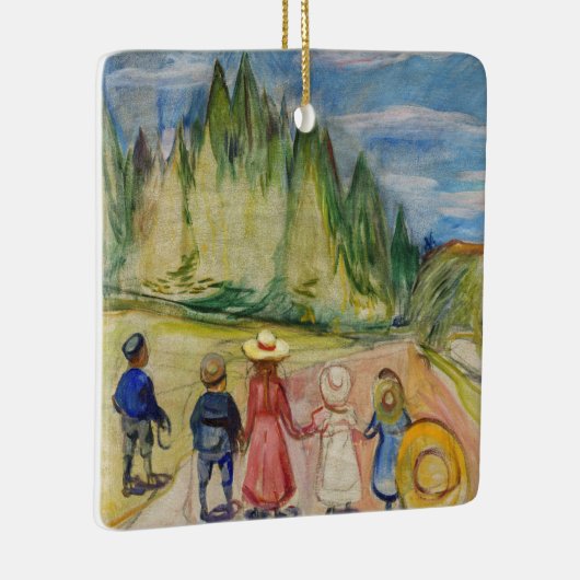 エドヴァードムンチ – フェアユタリーフォレスト セラミックオーナメント (右)