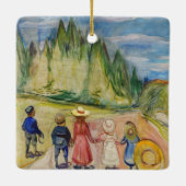 エドヴァードムンチ – フェアユタリーフォレスト セラミックオーナメント (裏面)