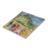 エドヴァードムンチ – フェアユタリーフォレスト タイル (側面)