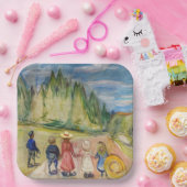 エドヴァードムンチ – フェアユタリーフォレスト ペーパープレート (パーティー)