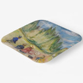 エドヴァードムンチ – フェアユタリーフォレスト ペーパープレート (傾斜あり)