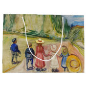 エドヴァードムンチ – フェアユタリーフォレスト ラージペーパーバッグ (裏面)