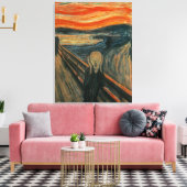エドヴァード・ムンクによる悲鳴 キャンバスプリント (インサイチュ (リビング))