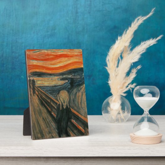 エドヴァード・ムンクによる悲鳴 フォトプラーク (側面)