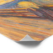 エドヴァード・ムンクによる悲鳴 ポスター (角)