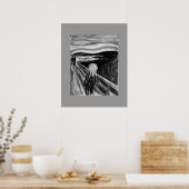 エドヴァード・ムンクによる悲鳴 ポスター (キッチン)