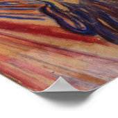 エドヴァード・ムンクによる悲鳴 ポスター (角)