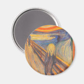 エドヴァード・ムンクによる悲鳴 マグネット (正面/裏面)