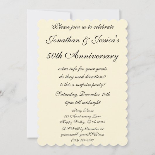 エドヴァード・ムンチによる悲鳴50周年記念パーティー 招待状 (裏面)