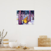 エドヴァード・ムンチ・ザ・イエローログ ポスター (キッチン)