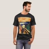 エドヴァード・ムンチ・ザ・スクリーム Tシャツ (正面フル)