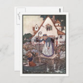 エド学ムント・ダラックの魔法の女 ポストカード (正面/裏面)