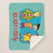 エド、エド、エディ笑い シェルパブランケット (正面)