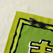 エド、エド、エディ・ドル・ビル ビーチタオル (インサイチュ)