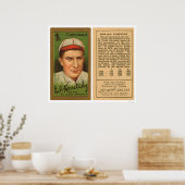 エド・コネッチー深紅色ズ野球1911 ポスター (キッチン)