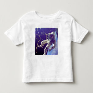 エド・ホワイト・ファースト・アメリカの宇宙歩行写真 トドラーTシャツ