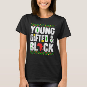 エド・ヤング・ブラック・ダシキ・アフリカプライド史の月 Tシャツ