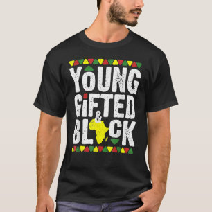 エド・ヤング・ブラック・ダシキ・アフリカプライド史の月 Tシャツ