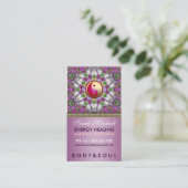 エナジヒーリングホリスティックパールスタービジネスカード 名刺 (スタンド正面)