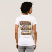 「エナジーセービングモード」ウィメンズTシャツ - 快適&キュート Tシャツ (裏面フル)